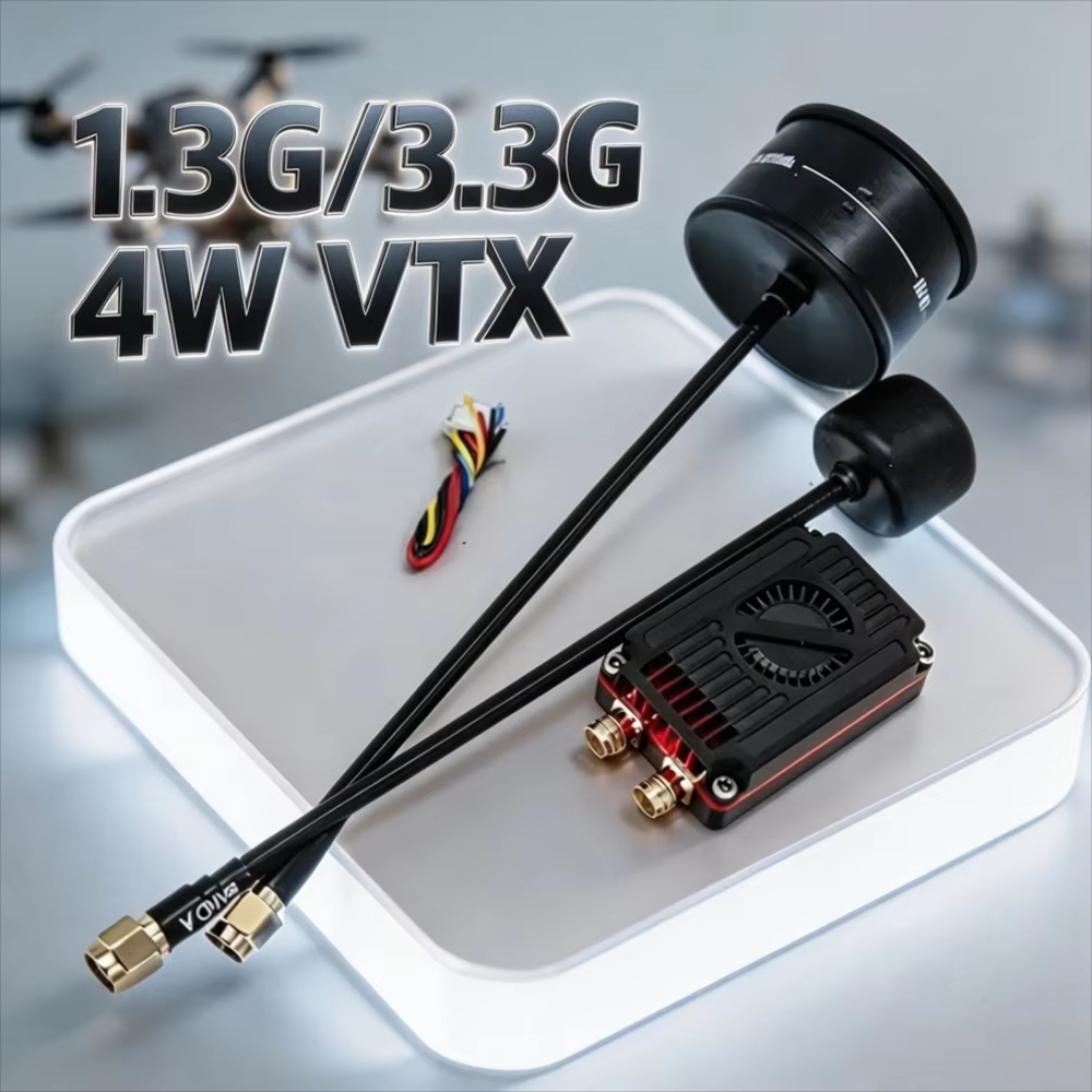 Drone Transmitter - Rushfpv Rush 1.3G/3.3G 4W 7-30V Çift
